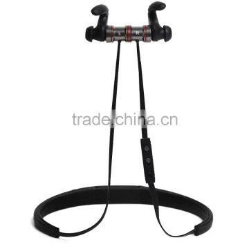 Bluetooth Headset Sweatproof V4.1 Magnet Attraction In-Ear Noise Cancelling Headphones Earbuds With Microphone For Sports photo-5