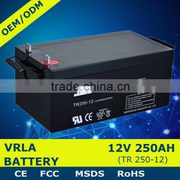 Rechargeable Solar GEL Battery 12V 250Ah Deep Cycle Battery