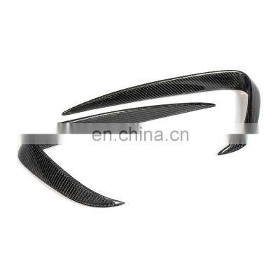 High Quality Carbon Fiber Fog Light Cover Canards for Tesla Model x photo-2