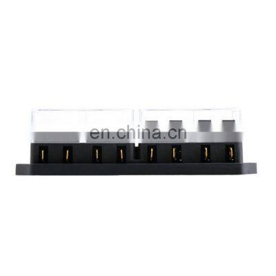 8 Way Circuit Automotive Fuse Box Middle-sized Blade Standard Fuse Box Auto Parts Block Holder