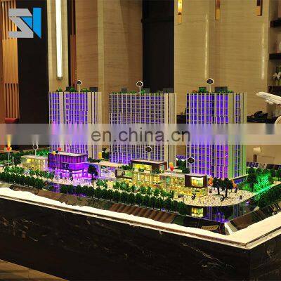 High Rise Commercial Plaza Building Model for sale,3d max model maker