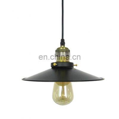 Haining Tonghua Nordic Industrial Wrought Iron Black Led Hanging Lamp Cable Lamp Pendant