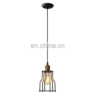 American retro industry Iron pendant light for decorate