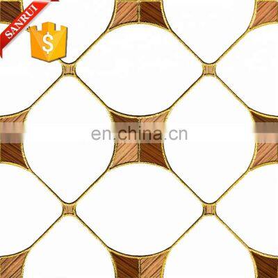 Interior Flooring Customized Gold Porcelain Floor Tile photo-4