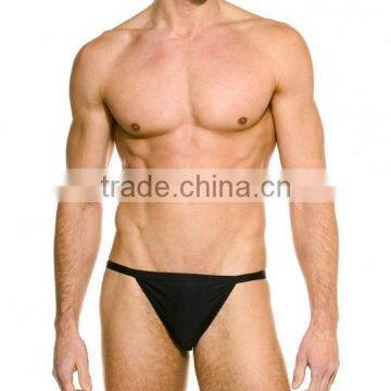 AUD001 Swim Tanga Black with the fabric Poly/lycra made in china