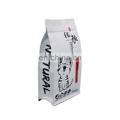 Wholesale PET Aluminum foil Stand Up Pouch Zip Lock Pet Food Packaging Bags