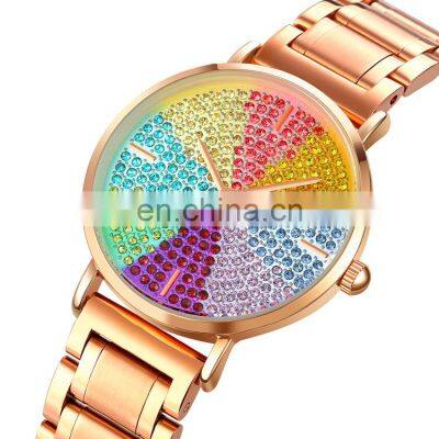 skmei 1811 lady fashion watch golden wrist quartz watches