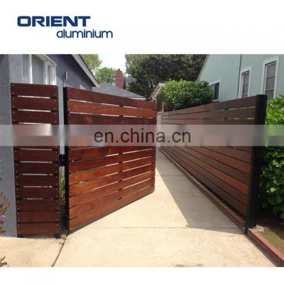 2019 custom modern garden picket aluminum slat fencing