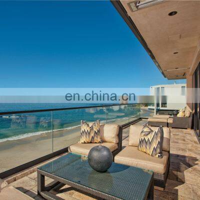 Frameless Balustrade Glass Railing Laminate Glass Pool Porch Blcony Glass Fence