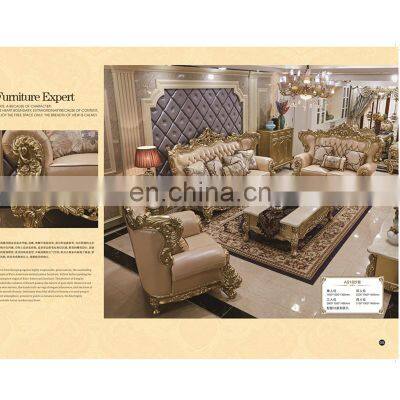 New Italy Design Luxury Sofa Sets Latest Custom Living Room Solid Wood Furniture Genuine Leather Sofa Bed
