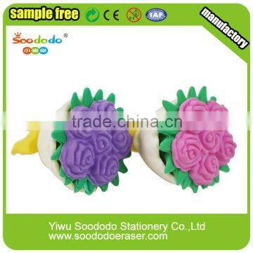 3D bouquet Shaped creative Eraser wholesale