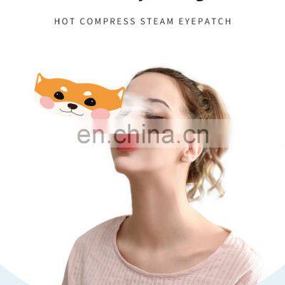 Self Heating Steam Warming Eye Mask Suitable for Dark Circles Puffiness Relieve Dry Eyes Sleeping Eye Mask OEM Factory
