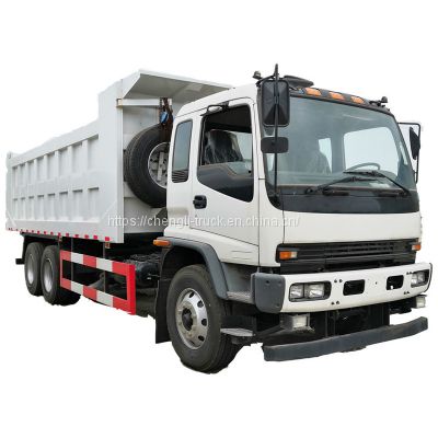 Japan tipper truck 6x4 FVZ 300hp isuzu truck dump truck tipper