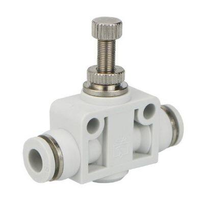 LSA 4mm 6mm 8mm 10mm 12mm one touch tube push in speed controller pneumatic air hose fittings
