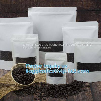 Pack Packaging Reusable Aluminium Foil Zip Lock Stand Up Food Pouches Bags With Tear Notch For Food Storage, Bagease