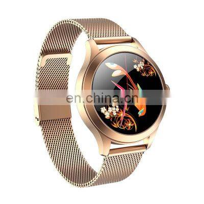 2021 Kw10pro Women Smartwatch Elegant Multi Sports Ip68 Waterproof Stainless Steel Smart Watch For Ladies