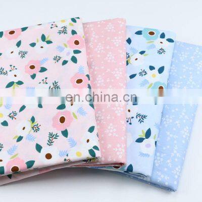 Small floral printed cotton garment fabric twill wholesale home textile bed set pure cotton woven fabric