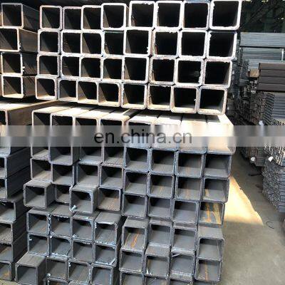 Warehouse stock q235 q345 erw welded carbon steel square pipe