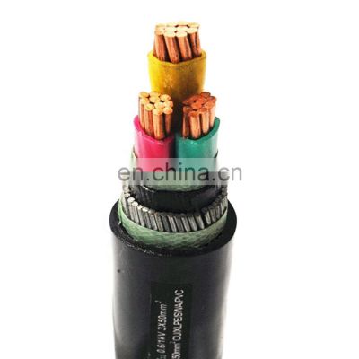 Low Voltage 3 Core 4mm2 300mm2 Xlpe Insulated Copper Power Cable Yjlsv