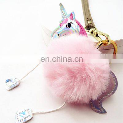 Hot Sell Cute Decoration Pink Animals Top Ball Decoration For Handbag And Key photo-5