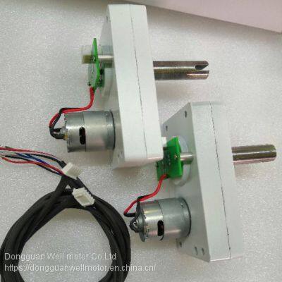 Big Torque Flat Shape dc Gear Motor for Water Valve