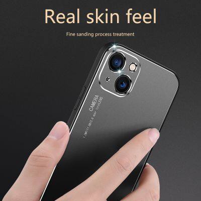 High Grade Color Matching Ultra-thin Metal Frosted 13 Phone Luxury Case Protect For Apple For Iphone 6 7 8 Plus X Xr 14 Pro Max photo-4