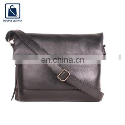Exclusive Range of Best Selling Anthracite Fitting Fashion Style Genuine Leather Women Sling Bag