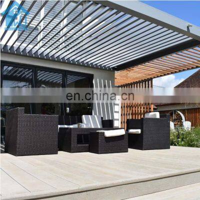 Automatic Louver Swimming Pool Roof Waterproof  Aluminum Pergola