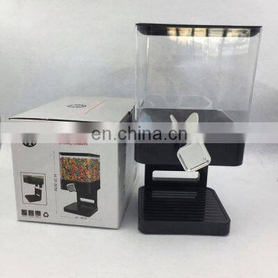 Single and Double Dry Food Acrylic Bulk Food Cereal Dispenser