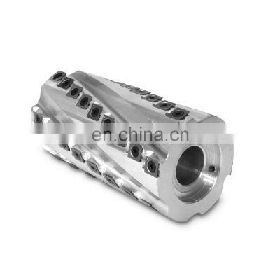 LIVTER customize woodworking carbide insert spiral cutterhead for moulder edge banding machine milling cutter head