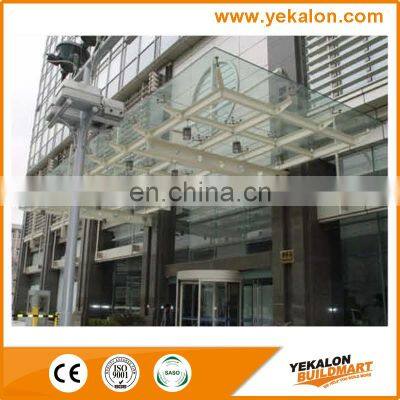 Best Choice Exceptional Quality Large Outdoor Decorative and Practical Tempered Glass Entrance Awning Canopy System photo-5