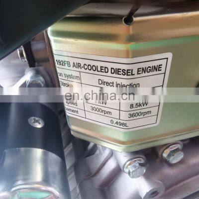 Hot Sale 10HP Single Cylinder Diesel Engine With Electric Starter 186FA photo-2