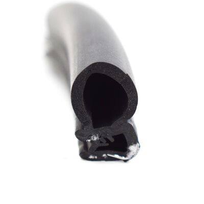 Automotive Car Door Window Glass Black Epdm Rubber Seal Strip