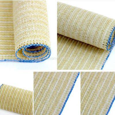 beige color privacy screen net garden windbreak fence cloth hdpe balcony plastic shade mesh