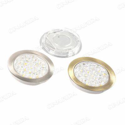 Under Cabinet LED Black Cover Puck Lighting Kit With Touch Dimmer Switch for Kitchen Cupboard Closet Lighting (6 Lights,Warm White) photo-4