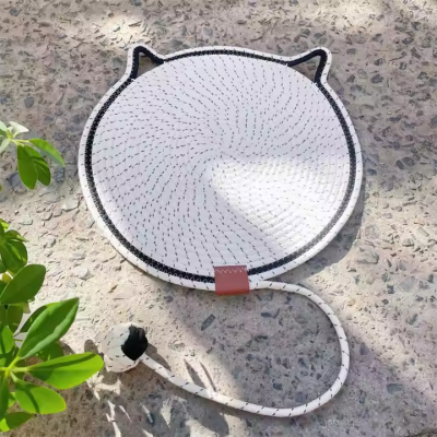 Meow Love Multi-functional Custom Color Natural Sisal Cat Scratch Board Carpet Cotton Rope Pet Sleeping Mat For Cat Grinding Claw Playing photo-5