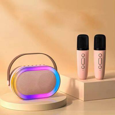 Professional Active USB Energy Saving Wi-Fi RGB LED Lighting Portable and Battery Operated Karaoke Speakers for Parties