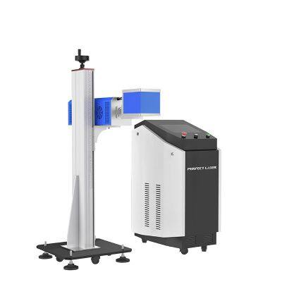 Drink Water plastic bottle 30w co2 laser date coding printing machine