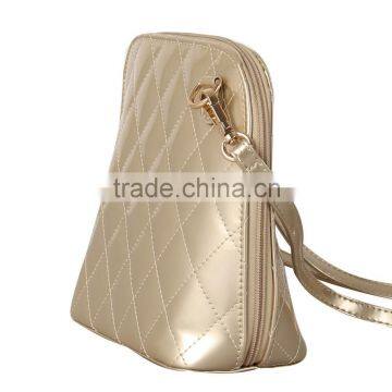 Custom Plain pu Leather Lady Shoulder Bag photo-2