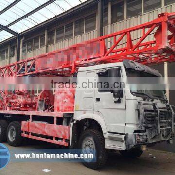 Exported to Tinisia !400 m depth HFC400 truck mounted water drilling rig,