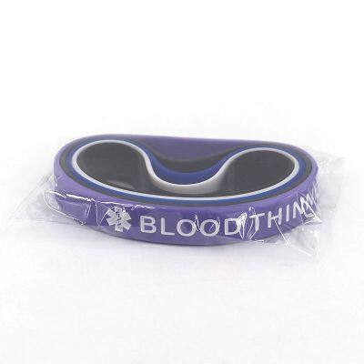 Event Factory Directly Wristbands Debossed Personalized Professional Manufacturer Silicone Bracelet for Medicine
