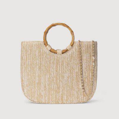 straw hand bag