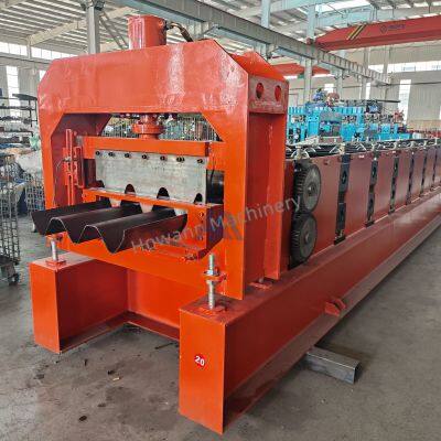 Hot Sale Road Barrier Two Waves Highway Guardrail Fence Crash Production Line Rolling Forming Machinery Cold Forming Machine photo-1