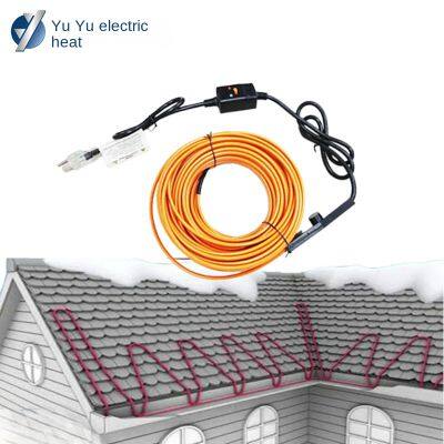 Manufacturer-Sourced Home Electric Heating Cable Copper Conductor PVC Insulation for Roof Gutter Road Snow Melting Applications photo-4