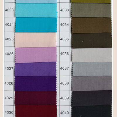 Прямые поставки полносерого простого полотна 60 дюймов C40x40/110x70, окрашенного готового полотна, доступного в 60 цветах