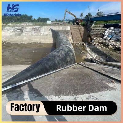 Aufblasbare Gummidämme zur Flussregulierung – Spezialisiert auf die Wasserspeicherung für ökologische Landschaften, individuell anpassbar nach Bedarf