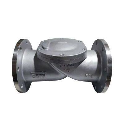 High Quality HC44X Rubber Flap Check Valve Stainless Steel Flange Horizontal Check Valve photo-4