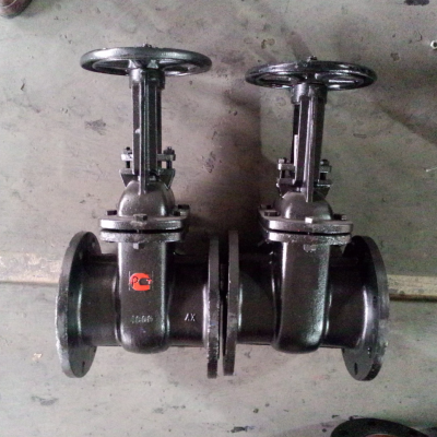 GOST DN50 Cast Iron Rising Stem OSY Metal Seat Flange Gate Valve photo-3