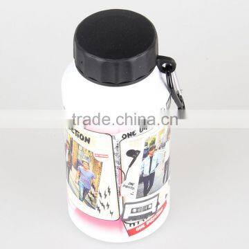 2016 Newly Easy Carrying Shenzhen Drinks Sublimation Aluminium Sports Water Bottle With PP Lid photo-2