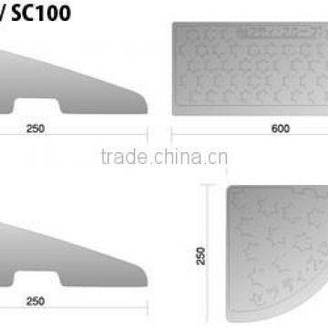 Rubber Car Ramps With Excellent Durability and Withstand Load Used at Parking Lot Etc.